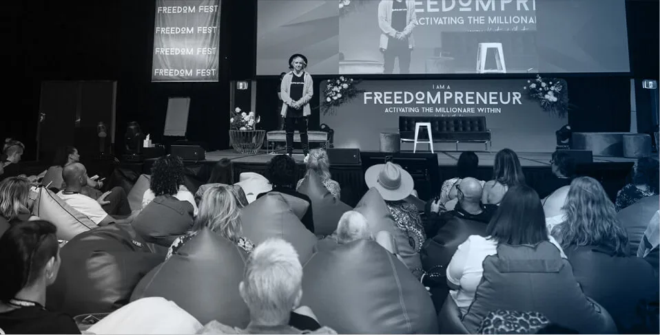 Nicole Gibson on stage